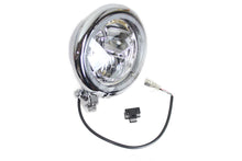 Load image into Gallery viewer, 5-3/4 inch Bates Style LED Headlamp Chrome