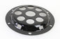 Black 6 inch Horn Face with Holes