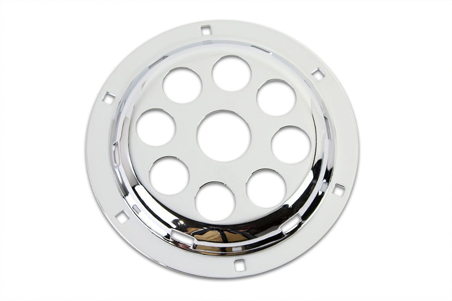 Chrome 6 inch Horn Face with Holes