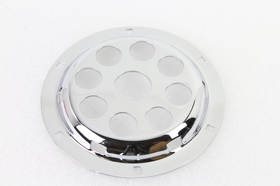 Chrome 6 inch Horn Face with Holes