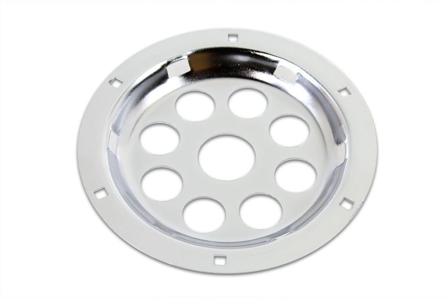 Chrome 6 inch Horn Face with Holes