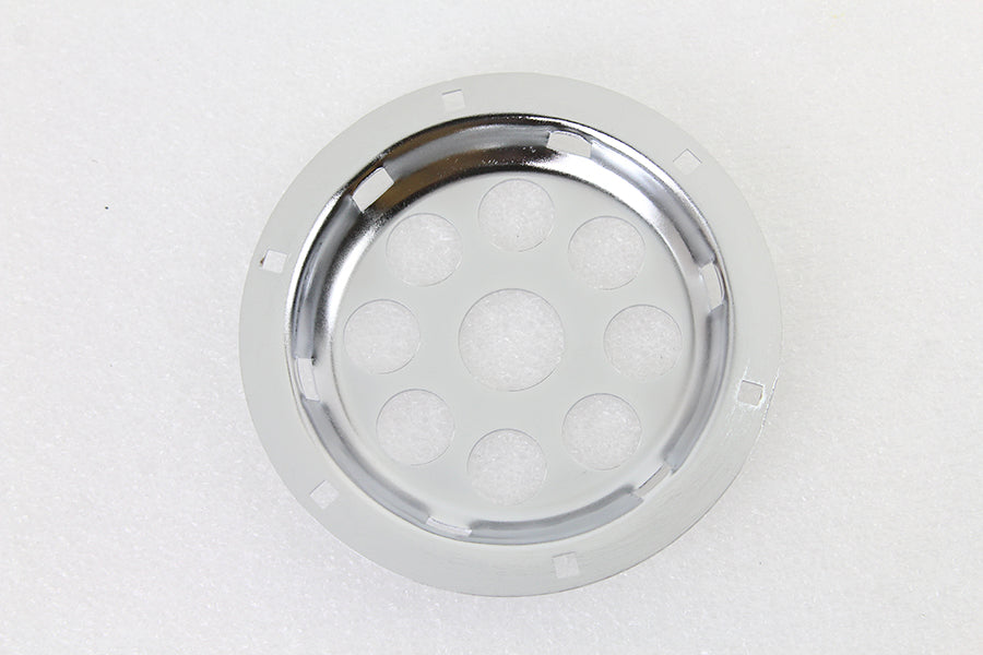 Chrome 6 inch Horn Face with Holes