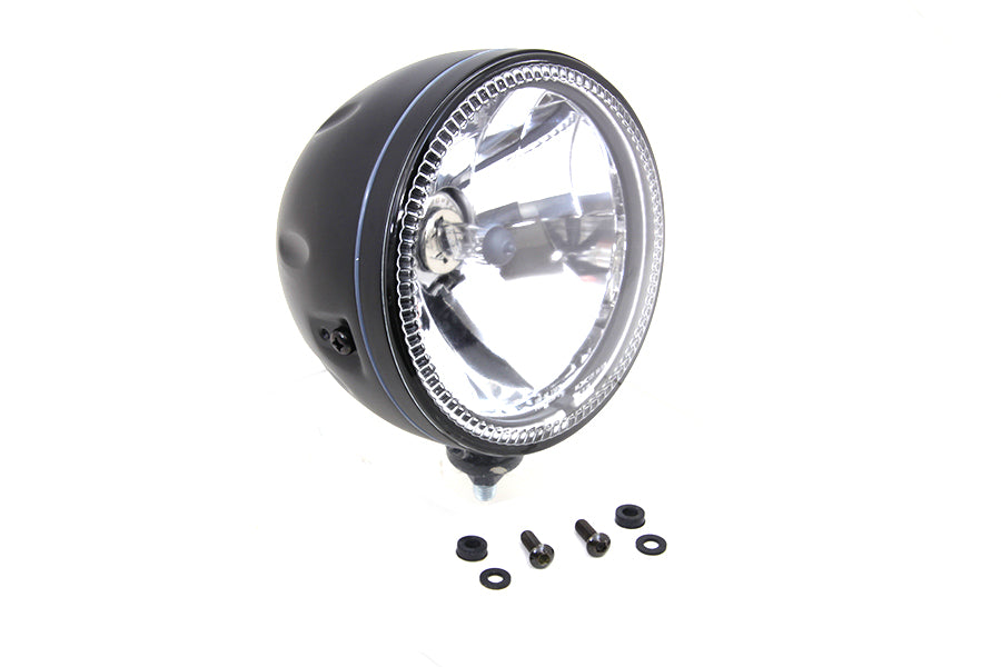 5-3/4 inch H4 Headlamp Unit Black