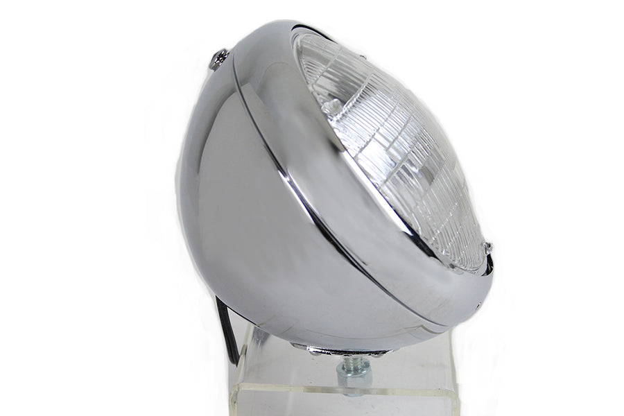 Vintage 7 inch Round Headlamp 6 Volt
