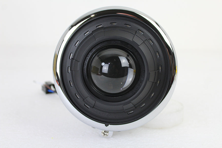 5-1/2 inch Fish Eye Headlamp Chrome