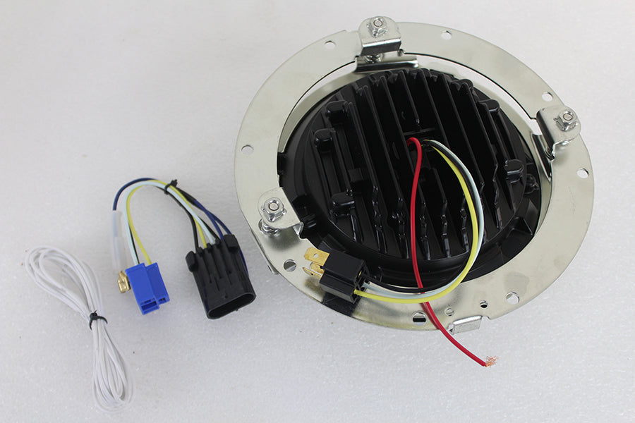 7 inch LED Headlamp Assembly Chrome