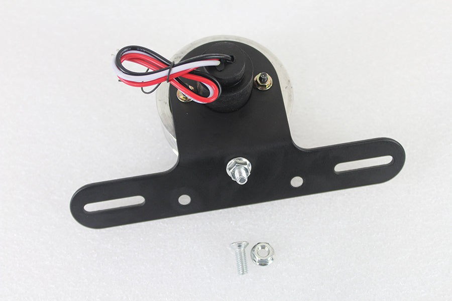 LED 2 inch Round Tail Lamp Assembly Chrome