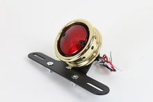 Load image into Gallery viewer, LED Round Tail Lamp Assembly Brass