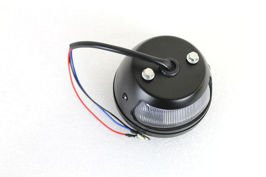 Round LED Tail Lamp Black
