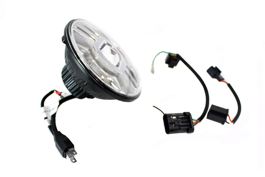 Cyron 7 inch Beast 2 Integrated Headlamp Chrome
