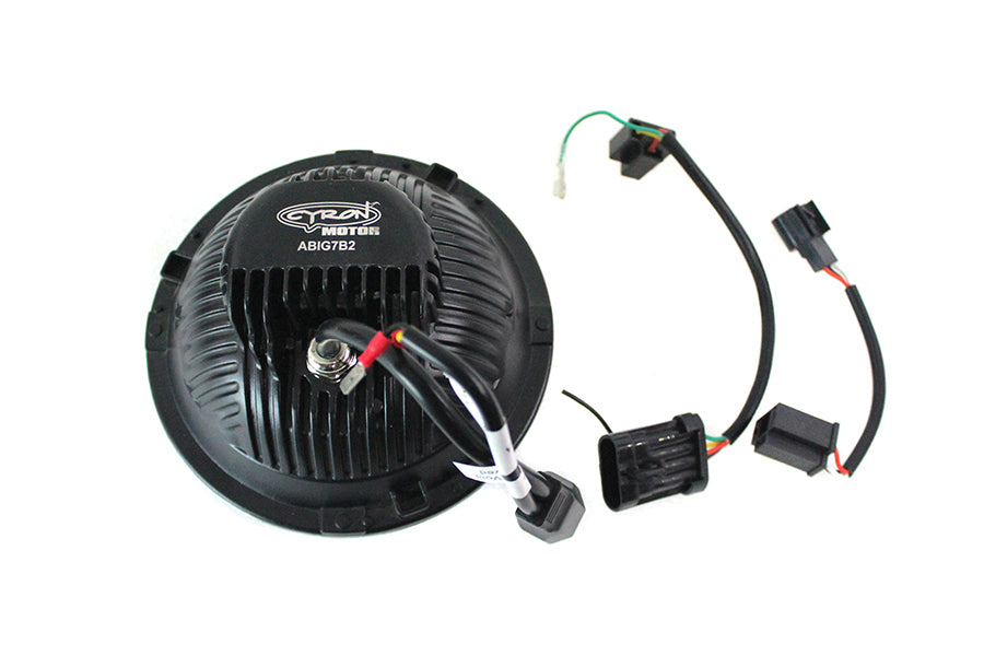 Cyron 7 inch Beast 2 Integrated Headlamp Chrome