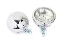 Load image into Gallery viewer, 4-1/2 inch Fluted Lens Spotlamp Set with 6 Volt Bulb