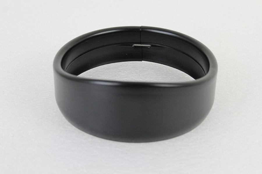 5-3/4 inch Visor Style Headlamp Trim Ring Black