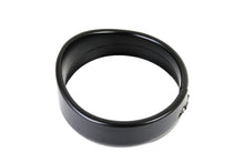Load image into Gallery viewer, 5-3/4 inch Visor Style Headlamp Trim Ring Black