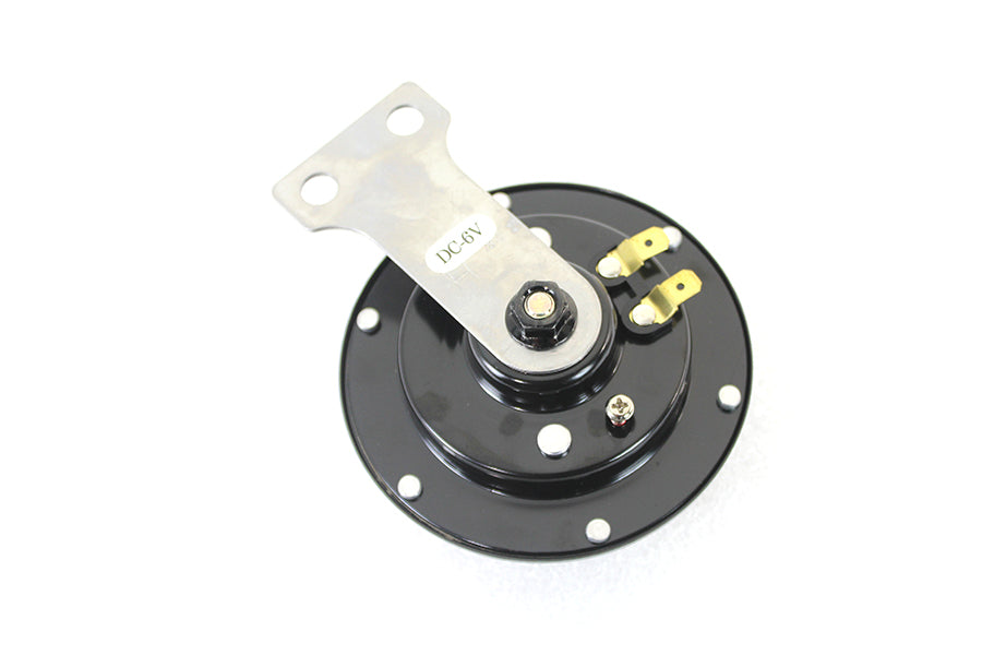 Universal Style Mini Black 6 Volt Horn
