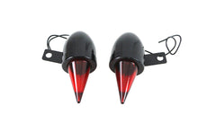 Load image into Gallery viewer, Torpedo Bullet Lamp Set Black with Brackets