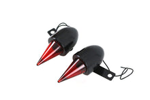 Load image into Gallery viewer, Torpedo Bullet Lamp Set Black with Brackets