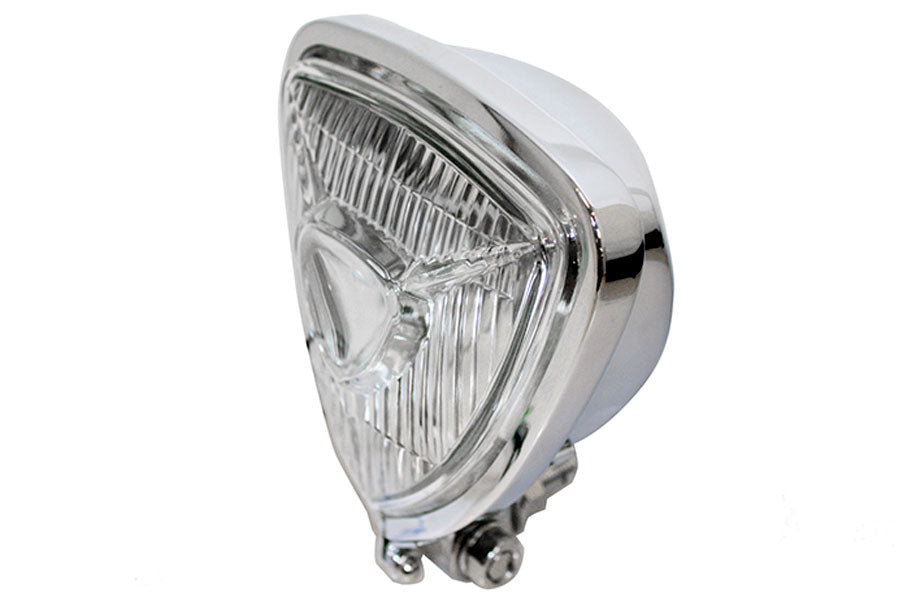 12 Volt Chopper Triangle Spotlamp Chrome