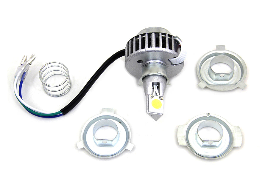 White LED H4 Replacement Bulb Kit