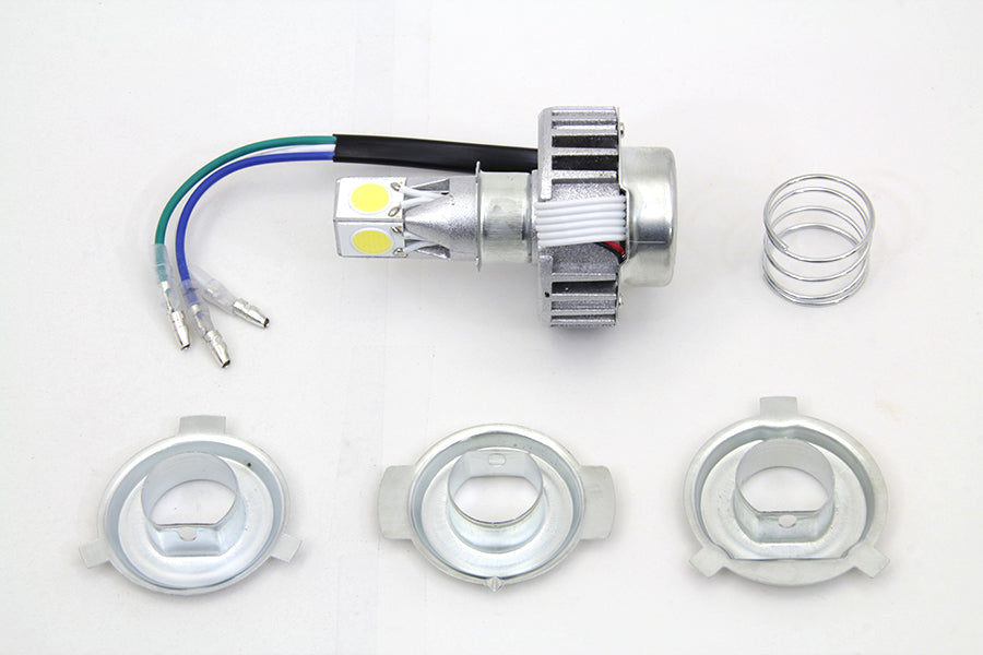 White LED H4 Replacement Bulb Kit