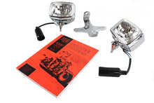 Load image into Gallery viewer, Dual Rectangular Headlamp Kit Chrome