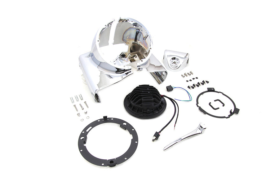 Headlamp Cowl Assembly Chrome