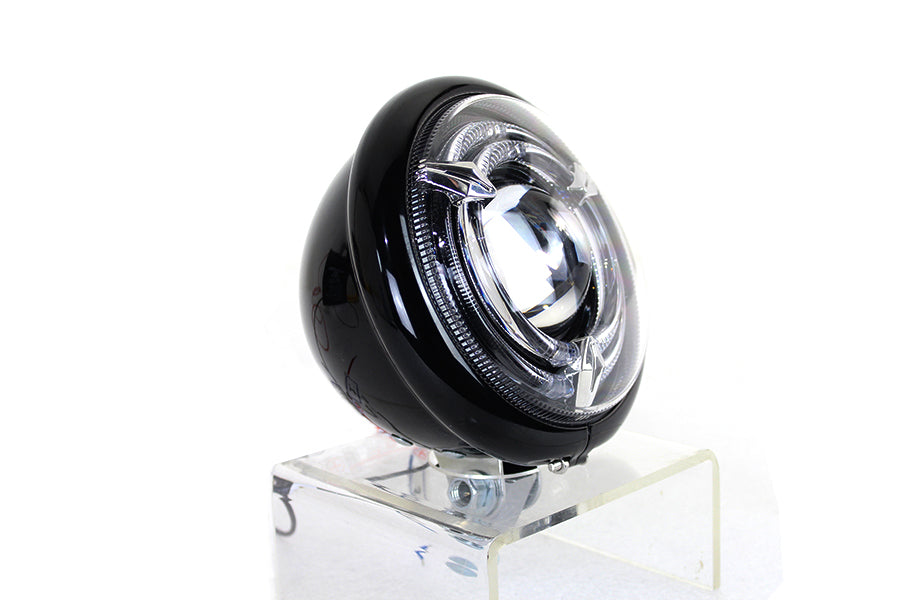 5-3/4 inch Bates Style LED Headlamp Black