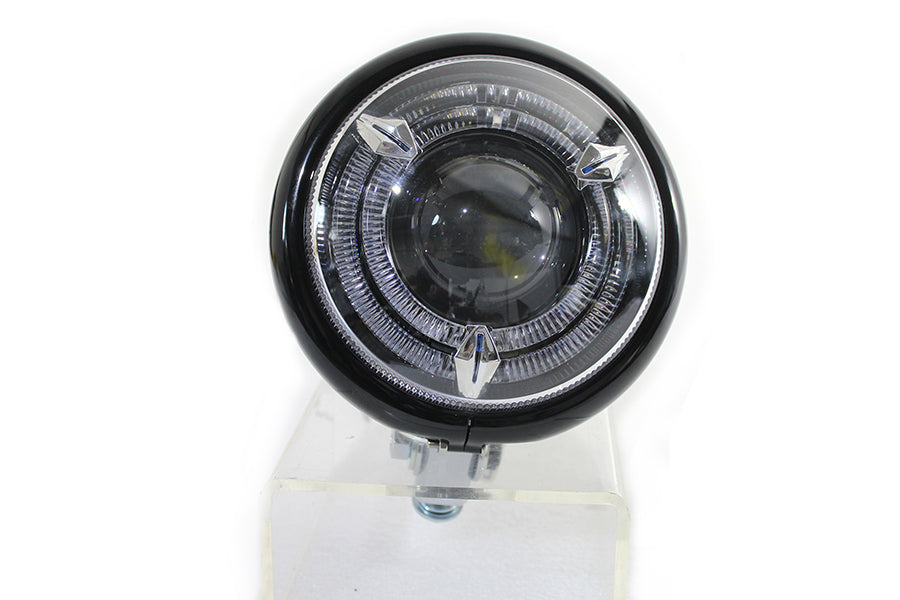 5-3/4 inch Bates Style LED Headlamp Black