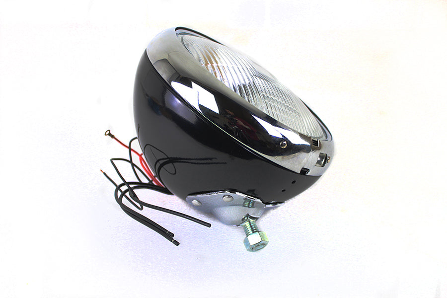 7 inch 6 Volt LED Headlamp Black