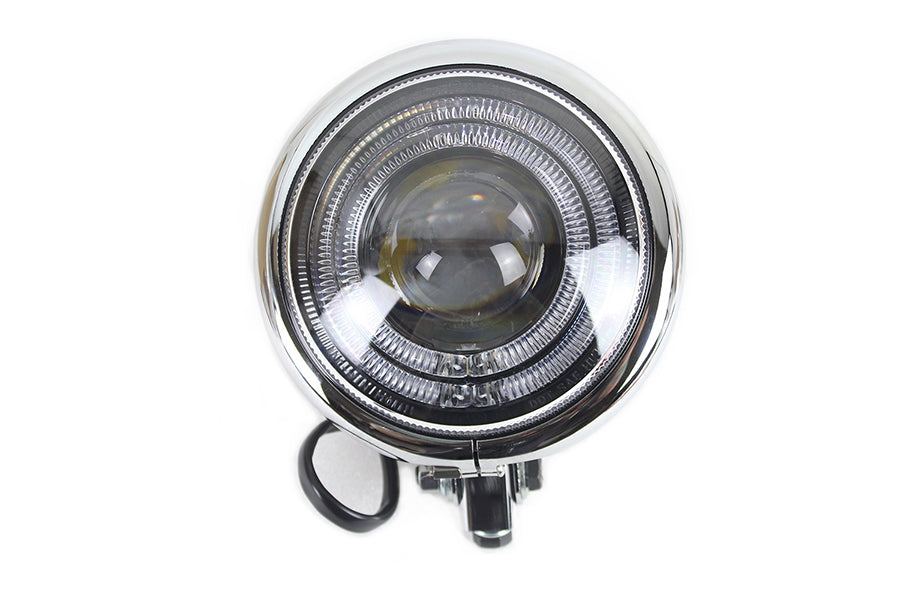 5-3/4 inch Bates Style LED Headlamp Chrome