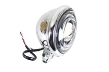 Load image into Gallery viewer, 5-3/4 inch Bates Style LED Headlamp Chrome