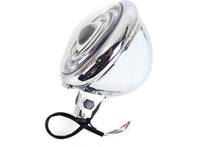 Load image into Gallery viewer, 5-3/4 inch Bates Style LED Headlamp Chrome