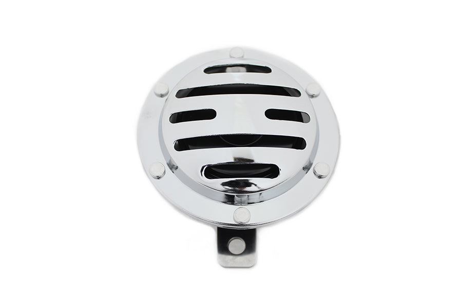 Slotted Style 12 Volt Horn Chrome
