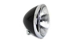 Load image into Gallery viewer, 6-1/2 inch Spring Fork H-4/LED Headlamp Unit Black