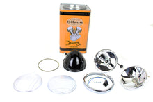 Load image into Gallery viewer, 6-1/2 inch Spring Fork H-4/LED Headlamp Unit Black