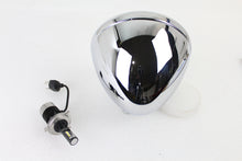 Load image into Gallery viewer, 6-1/2 inch Spring Fork H-4/LED Headlamp Unit Chrome
