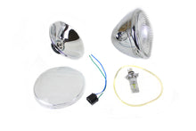 Load image into Gallery viewer, 6-1/2 inch Spring Fork 6 Volt LED Headlamp Chrome
