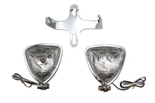 Load image into Gallery viewer, Dual Triangle Headlamp Kit Chrome