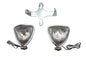 Dual Triangle Headlamp Kit Chrome