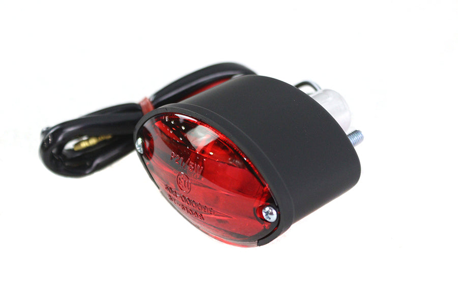 Micro Oval Tail Lamp Black
