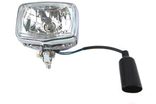 Load image into Gallery viewer, 12 Volt Chopper Rectangular Headlamp Chrome