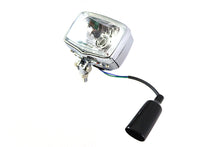 Load image into Gallery viewer, 12 Volt Chopper Rectangular Headlamp Chrome