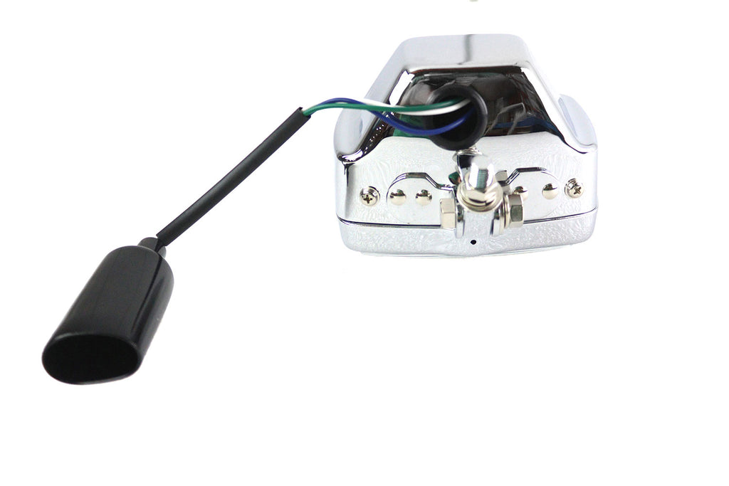 12 Volt Chopper Rectangular Headlamp Chrome
