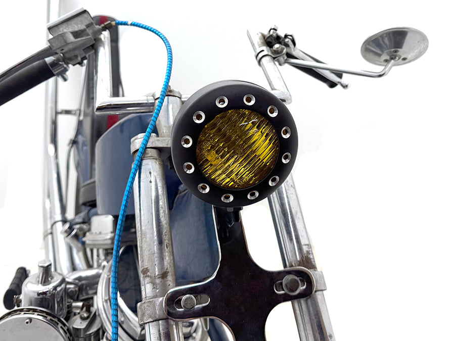 4 inch Retro Headlamp Black