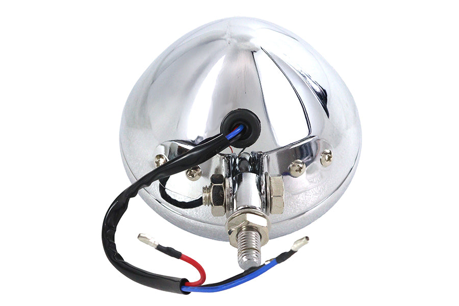 4-1/2 inch Bates Style Headlamp Chrome