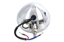 Load image into Gallery viewer, 4-1/2 inch Bates Style Headlamp Chrome