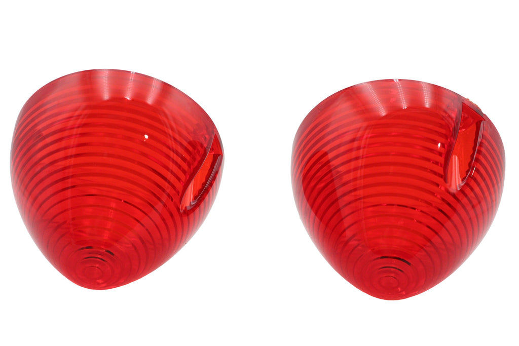 Bullistic Turn Signal Lenses Red