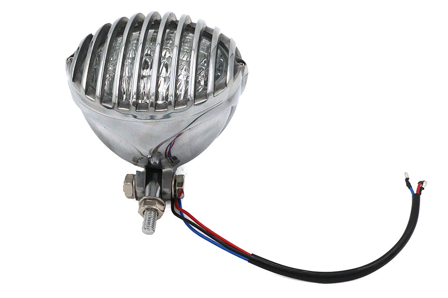 4-1/2 inch Pirate Headlamp Polished Aluminum