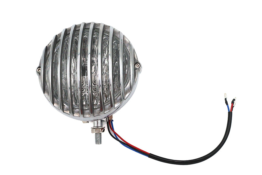 4-1/2 inch Pirate Headlamp Polished Aluminum