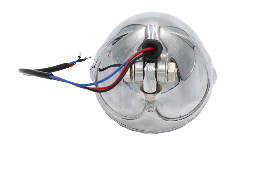 4-1/2 inch Pirate Headlamp Polished Aluminum